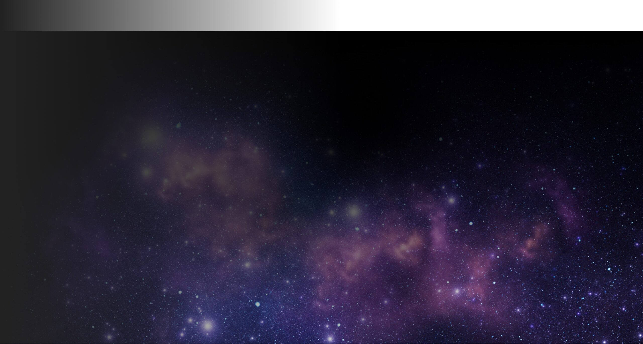 Picture of space with stars