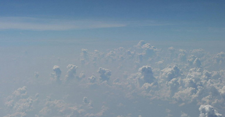 Clouds viewed from above